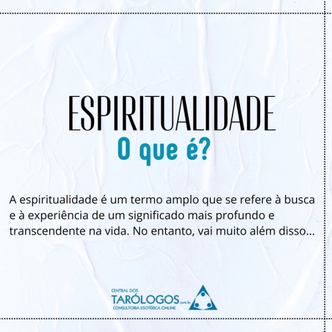 O que � a espiritualidade?