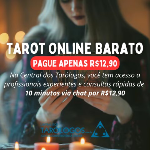 Consulta de Tarot Online Barato: 10Min por R$12,90
